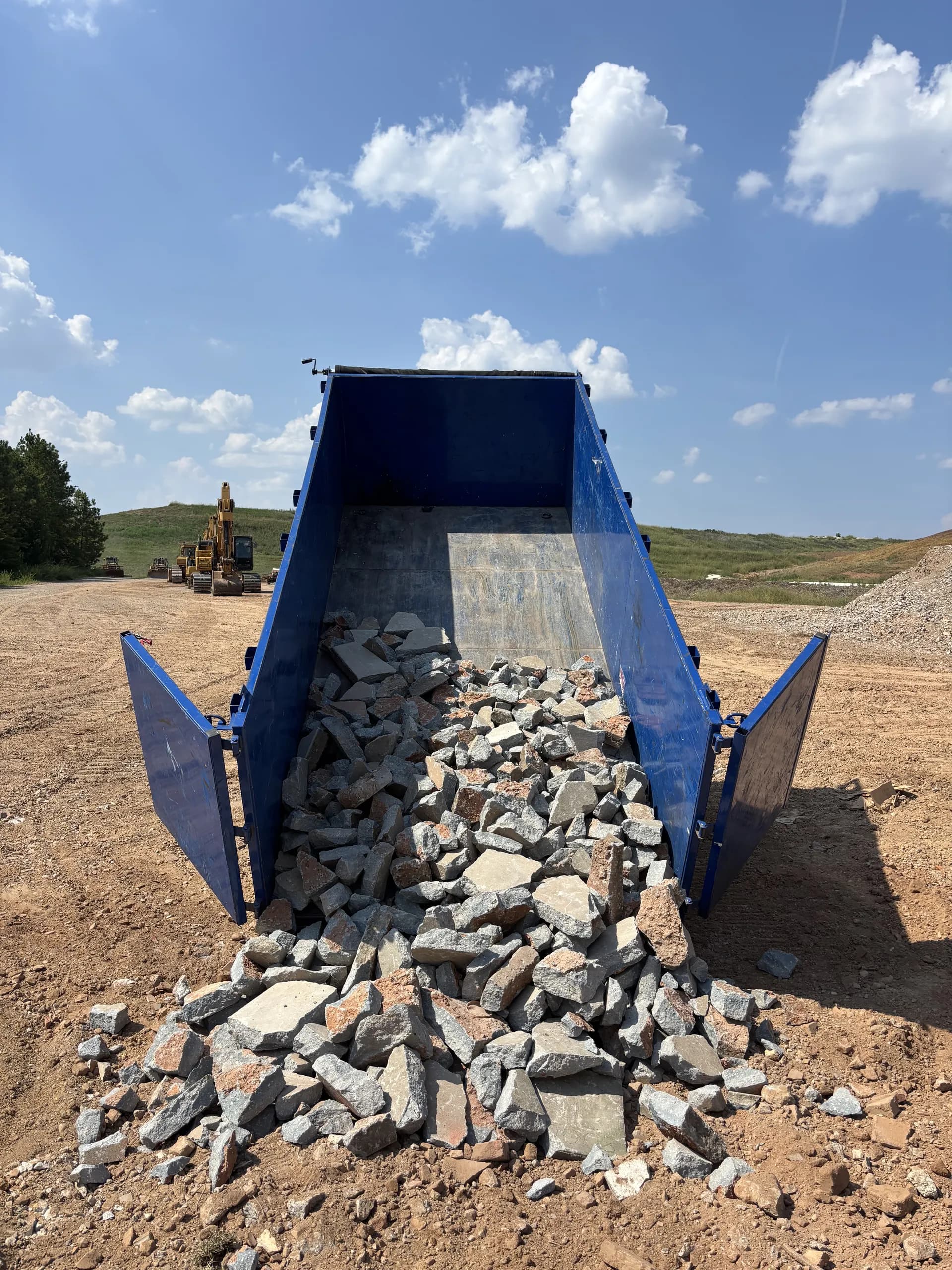 Recent construction debris job