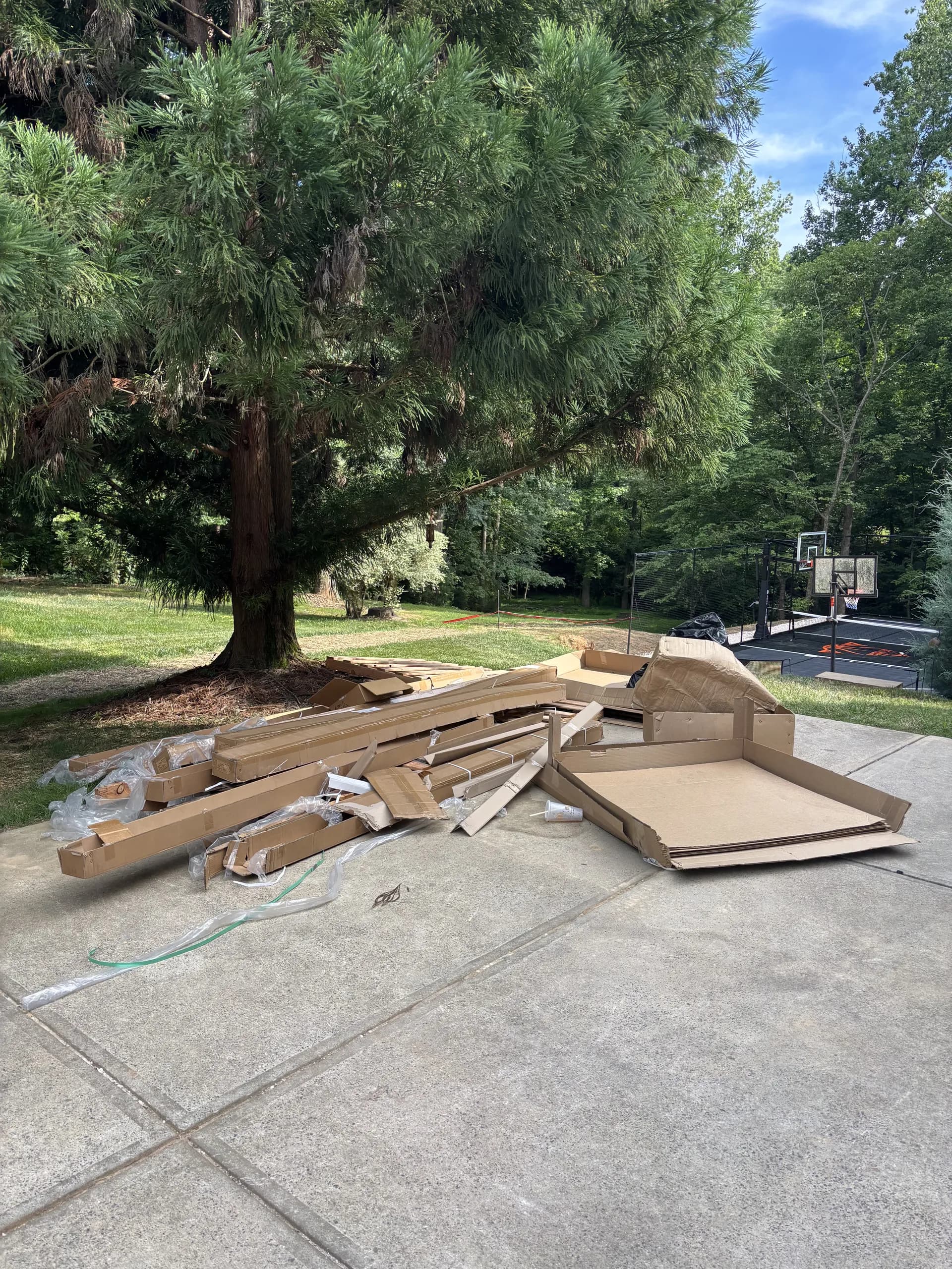 Recent residential junk removal job