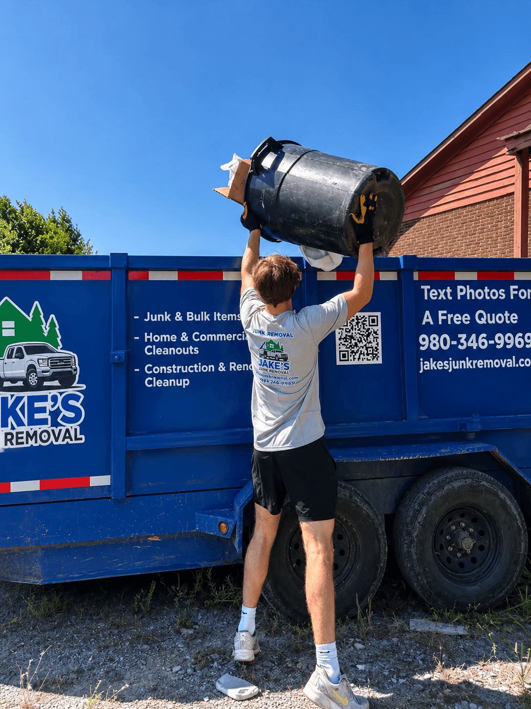 Jake's Junk Removal crew